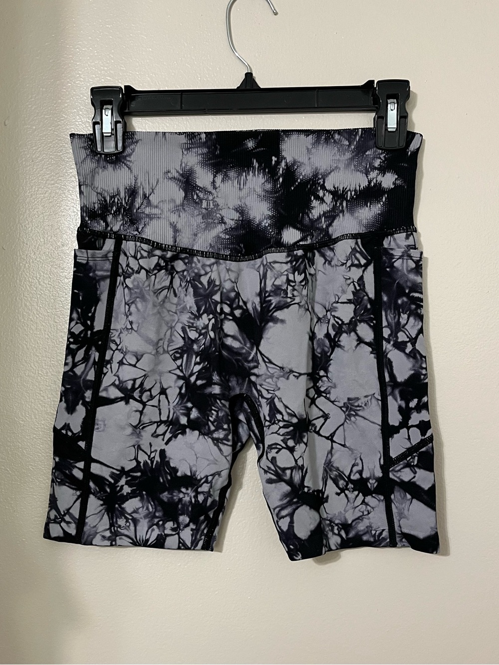 PINK | Tie-Dye Bike Shorts with Side Pockets